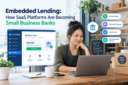 Embedded Lending: How SaaS Platforms Are Becoming Small Business Banks